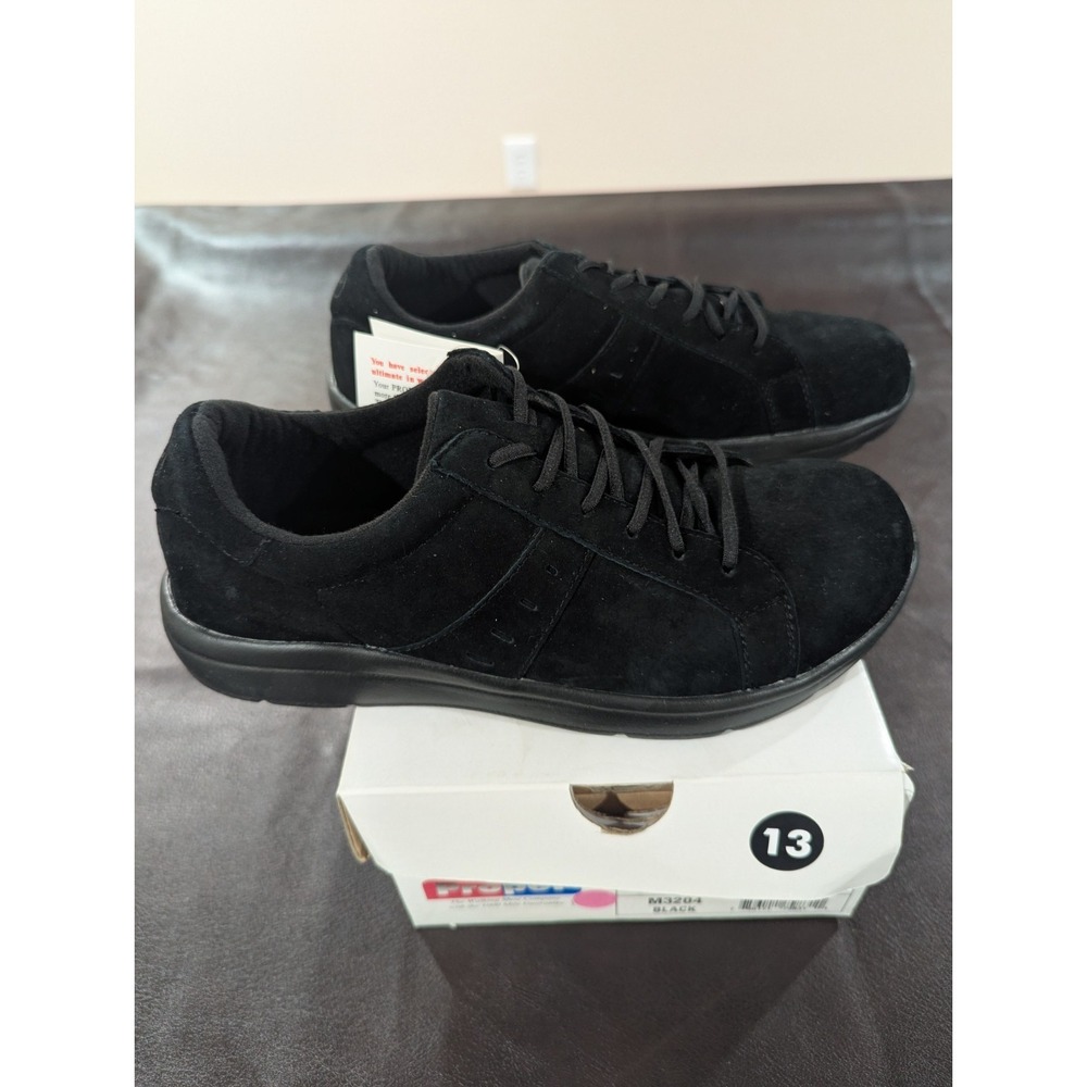 Men's Propet Nollie Size 8 (3E Wide) Black New in Box